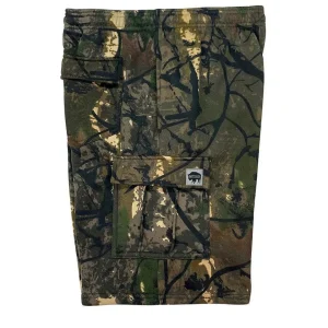 Buffalo Outdoors Men's Shorts^® Workwear Fleece Lined All-Season Shorts-Camo