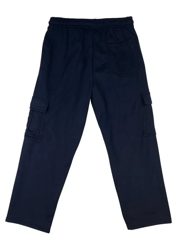 Buffalo Outdoors Pants^® Workwear Fleece Cargo Pants-Navy Blue