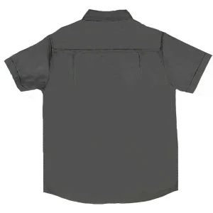 Buffalo Outdoors Button Down Shirts^® Workwear Short Sleeve Button Down Twill Work Shirt-Granite Grey