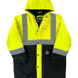 Buffalo Outdoors Men's Jackets^® Workwear Class 2 Hi Vis Safety Winter Parka