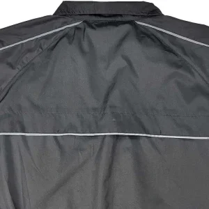 Buffalo Outdoors Men's Jackets^® Workwear Men's Reflective Windbreaker-Black