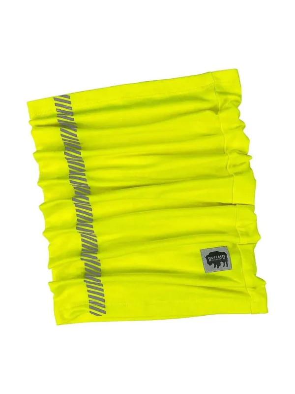 Buffalo Outdoors Face Covers^® Workwear Neck/Face Gaiter-Hi-Vis Yellow