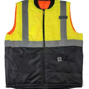 Buffalo Outdoors Vests^® Workwear Hi-Vis 2-In-1 Reversible Safety Vest