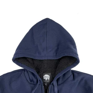 Buffalo Outdoors Hoodies & Sweatshirts For Men^® Workwear Men's Sherpa Lined Hooded Sweatshirt-Navy Blue