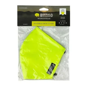 Buffalo Outdoors Face Covers^® Workwear Washable Face Cover 3-Pack-Hi Vis Yellow