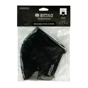 Buffalo Outdoors Face Covers^® Workwear Washable Face Cover-Black