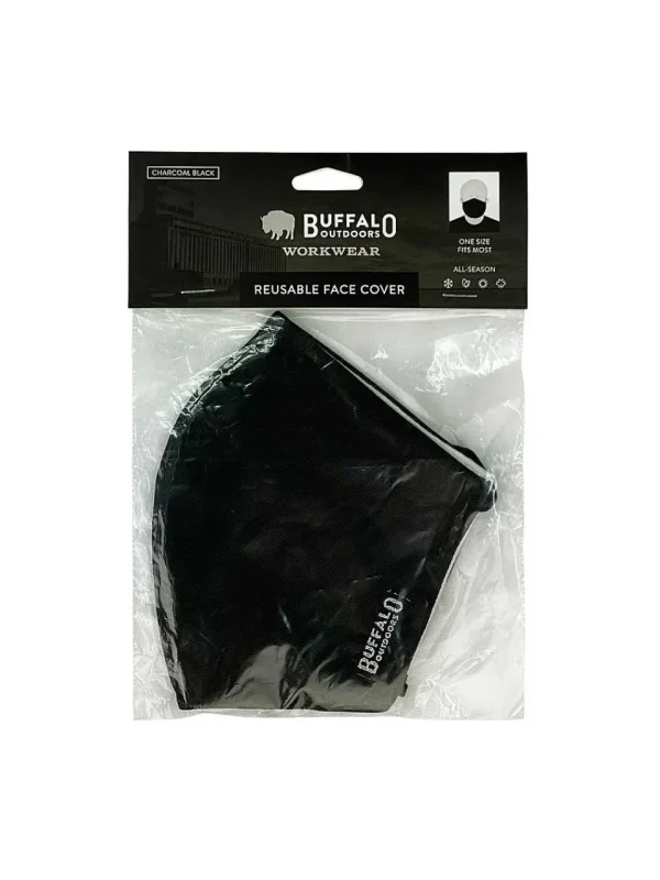 Buffalo Outdoors Face Covers^® Workwear Washable Face Cover 3-Pack-Black