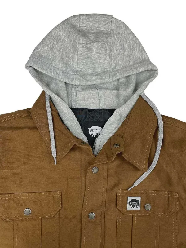 Buffalo Outdoors Men's Jackets^® Workwear Canvas Buffalo Work Jacket-Duck Brown